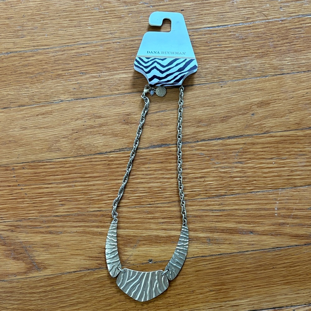 Dana Buchman Textured Gold Necklace